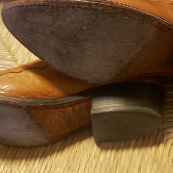 Tony Lama Ostrich Tan boots - Picture 3 of 3